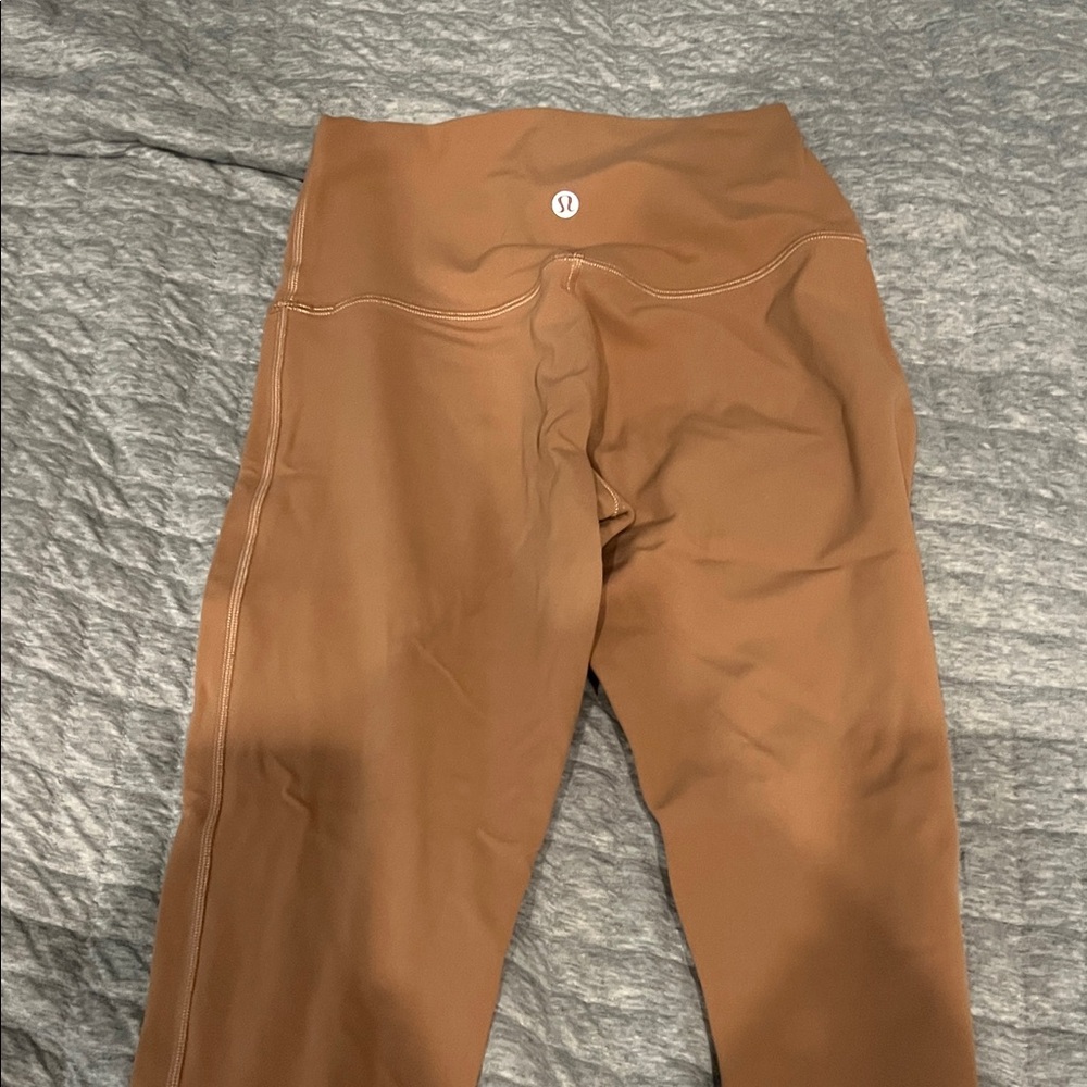 lululemon athletica Women Tan Leggings